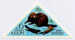 Biberbriefmarke Russland 1973  6 K ungestempelt_TN